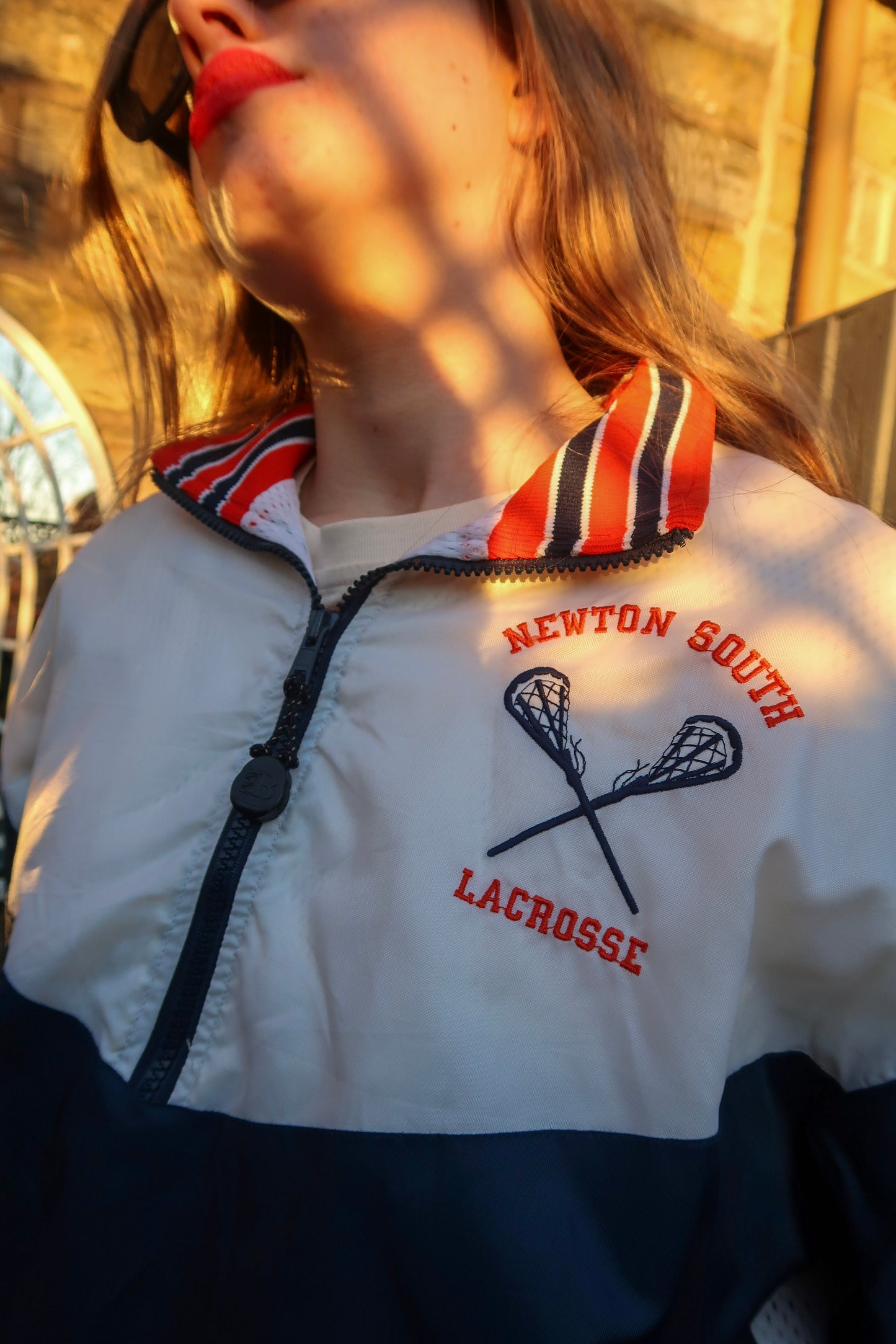 Lions Lacrosse Half Zip Jacket